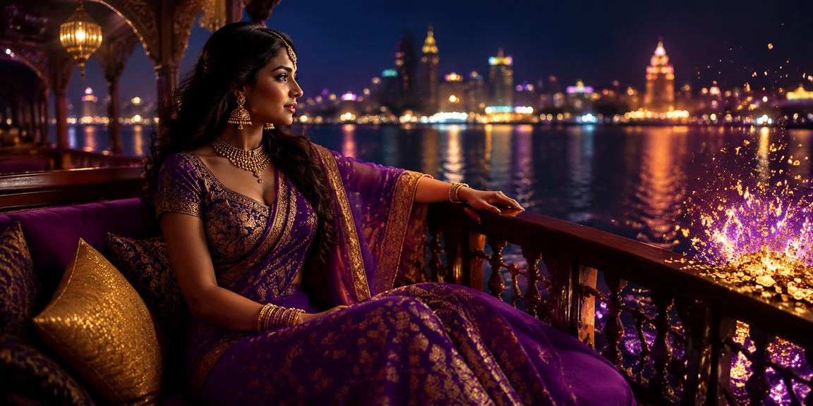 Kerala backwaters casino environment with Bollywood style decor